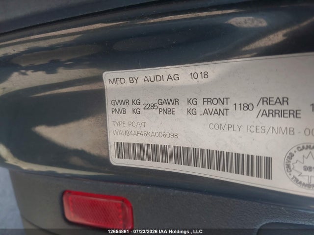 Audi S4 Premium Plus 2019 WAUB4AF46KA006098 Image 9