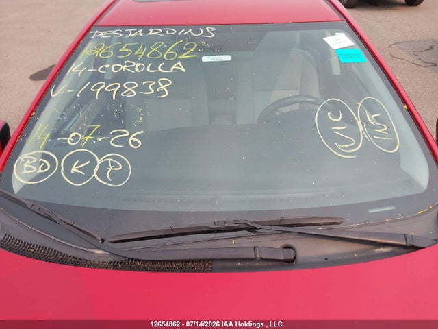 12654862 :رقم المزاد ، 2T1BURHE9EC199838 vin ، 2014 Toyota Corolla Le مزاد بيع