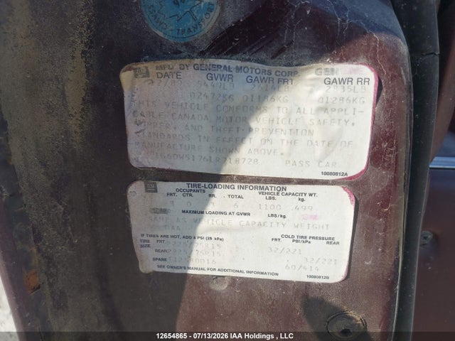 Auction sale of the 1990 Cadillac Brougham, vin: 1G6DW5176LR718728, lot number: 12654865