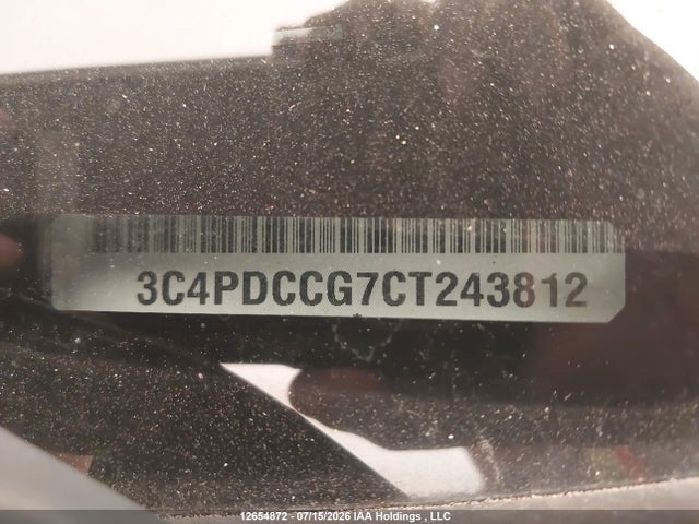 Продаж на аукціоні авто 2012 Dodge Journey Sxt, vin: 3C4PDCCG7CT243812, номер лоту: 12654872