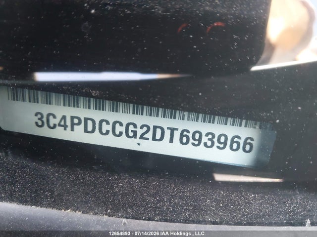 2013 Dodge Journey Sxt/crew მანქანა იყიდება აუქციონზე, vin: 3C4PDCCG2DT693966, აუქციონის ნომერი: 12654893