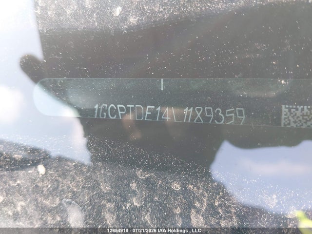 Aukcja sprzedaży 2020 Chevrolet Colorado Z71, vin: 1GCPTDE14L1189359, numer aukcji: 12654918