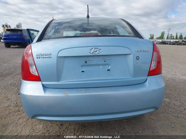 12654923 :رقم المزاد ، KMHCN45C86U027498 vin ، 2006 Hyundai Accent Gl/gls مزاد بيع