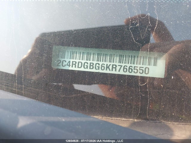 Dodge Grand Caravan Cvp/sxt 2019 2C4RDGBG6KR766550 Image 18