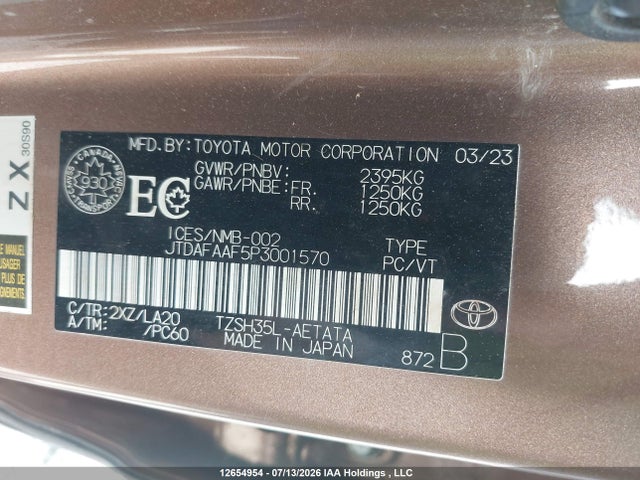 Toyota Crown Platinum 2023 JTDAFAAF5P3001570 Image 9