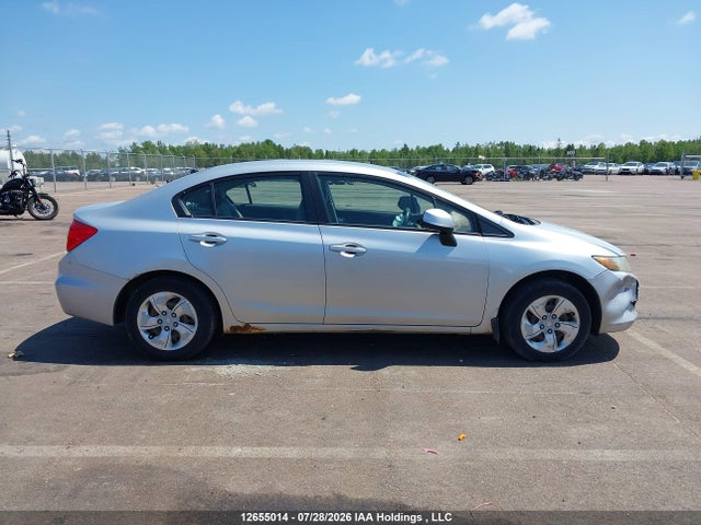 12655014 :رقم المزاد ، 2HGFB2F42CH045128 vin ، 2012 Honda Civic Lx مزاد بيع
