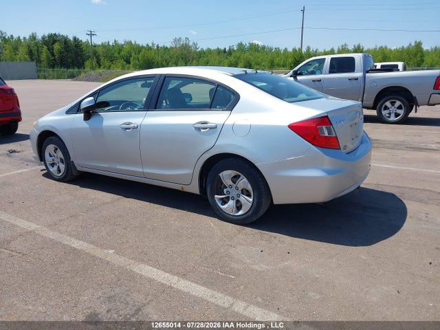 12655014 :رقم المزاد ، 2HGFB2F42CH045128 vin ، 2012 Honda Civic Lx مزاد بيع