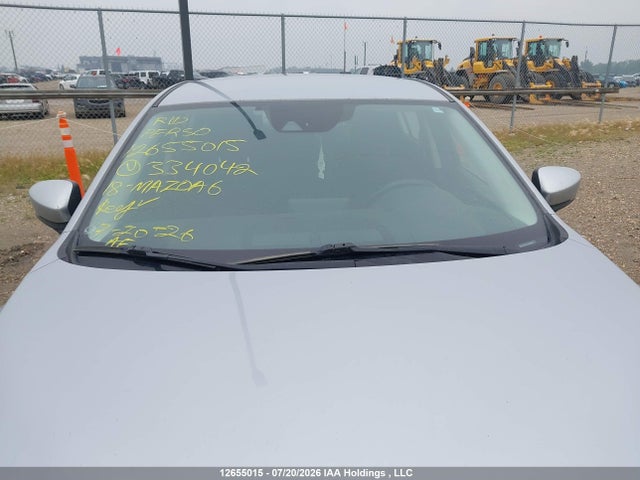 12655015 :رقم المزاد ، JM1GL1UM1J1334042 vin ، 2018 Mazda 6 Sport مزاد بيع