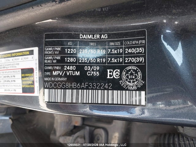 Продаж на аукціоні авто 2010 Mercedes-benz Glk 350 4matic, vin: WDCGG8HB6AF332242, номер лоту: 12655021