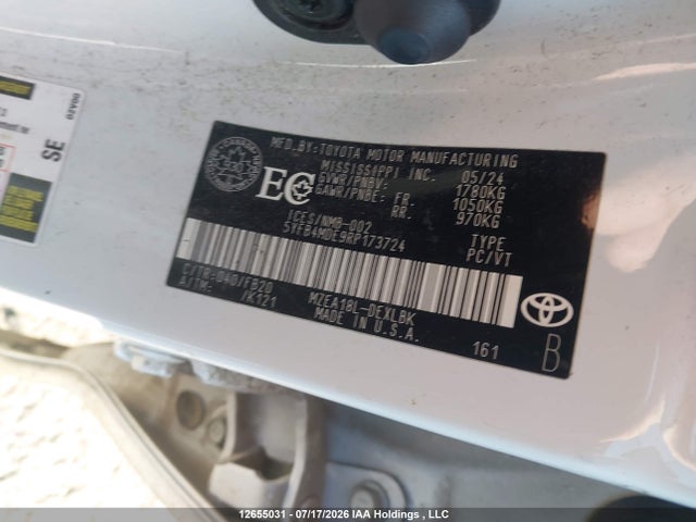 Toyota COROLLA LE 2024 5YFB4MDE9RP173724 Image 17