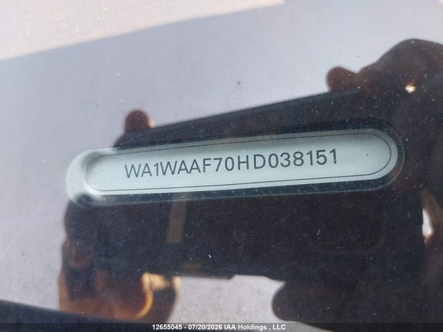 12655045 :رقم المزاد ، WA1WAAF70HD038151 vin ، 2017 Audi Q7 Technik S-line مزاد بيع