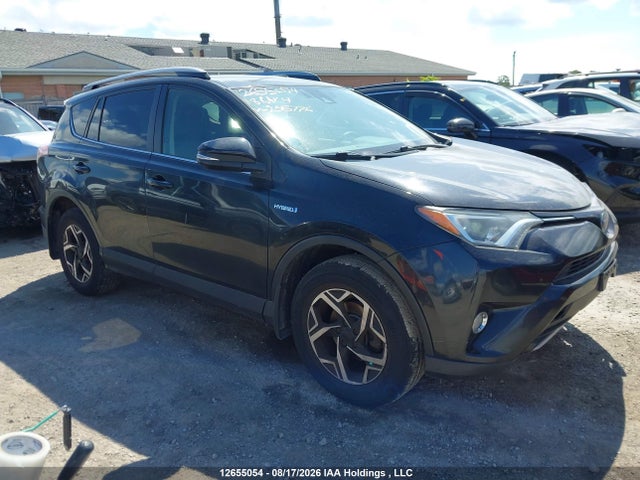 12655054 :رقم المزاد ، JTMRJREV7JD235776 vin ، 2018 Toyota Rav4 Hv Le Plus/xle مزاد بيع