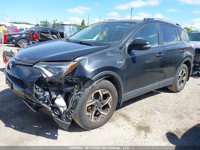 12655054 :رقم المزاد ، JTMRJREV7JD235776 vin ، 2018 Toyota Rav4 Hv Le Plus/xle مزاد بيع