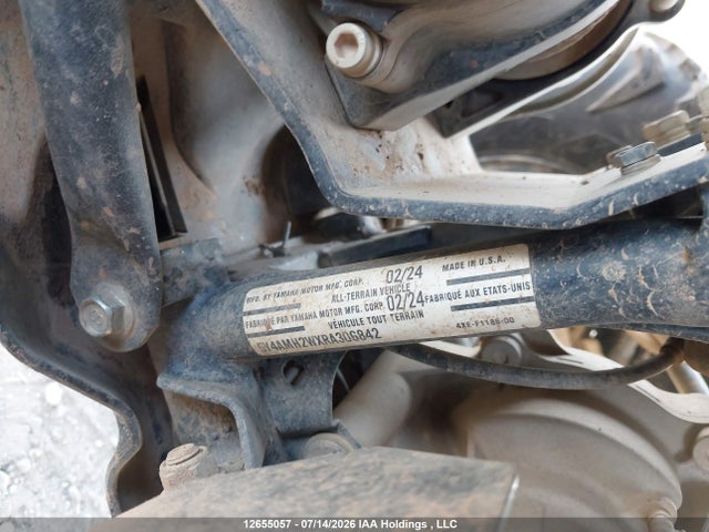 Aukcja sprzedaży 2024 Yamaha Yfm700, vin: 5Y4AMH2WXRA306842, numer aukcji: 12655057