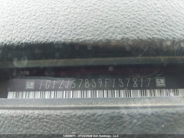 Продажа на аукционе авто 2009 Chevrolet Malibu Lt2, vin: 1G1ZJ57B39F137817, номер лота: 12655071