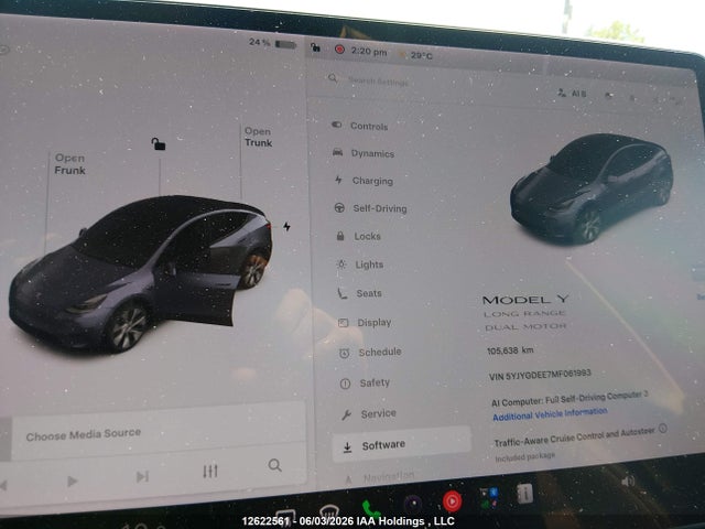 Tesla Model Y Long Range 2021 5YJYGDEE7MF061993 Image 10