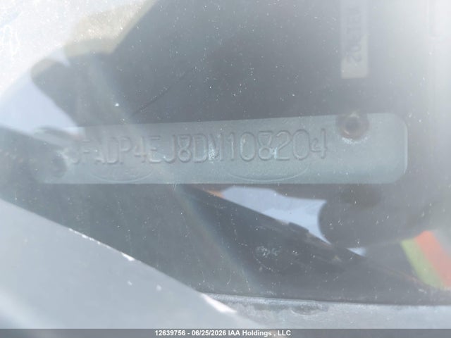 12639756 :رقم المزاد ، 3FADP4EJ8DM108204 vin ، 2013 Ford Fiesta Se مزاد بيع
