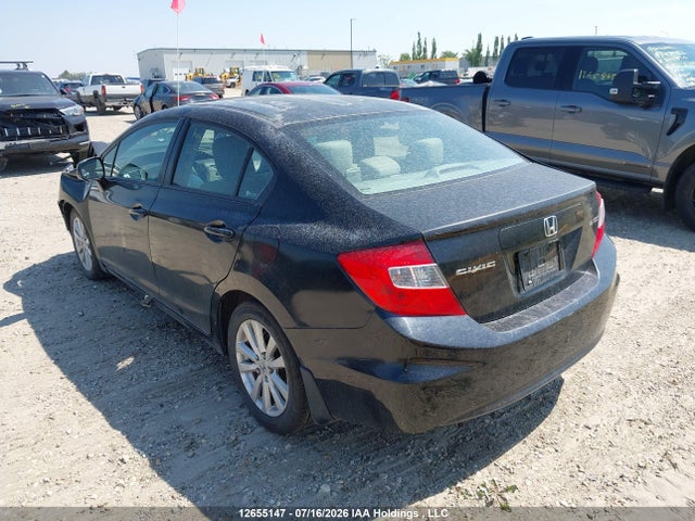 2012 Honda Civic Ex 4dr მანქანა იყიდება აუქციონზე, vin: 2HGFB2F51CH001307, აუქციონის ნომერი: 12655147