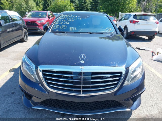 Aukcja sprzedaży 2015 Mercedes-benz S 63 Amg, vin: WDDUG7JB7FA174274, numer aukcji: 12655159