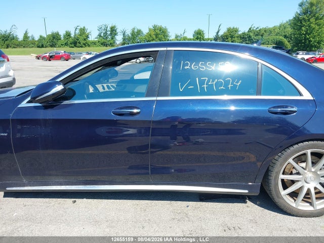 Aukcja sprzedaży 2015 Mercedes-benz S 63 Amg, vin: WDDUG7JB7FA174274, numer aukcji: 12655159