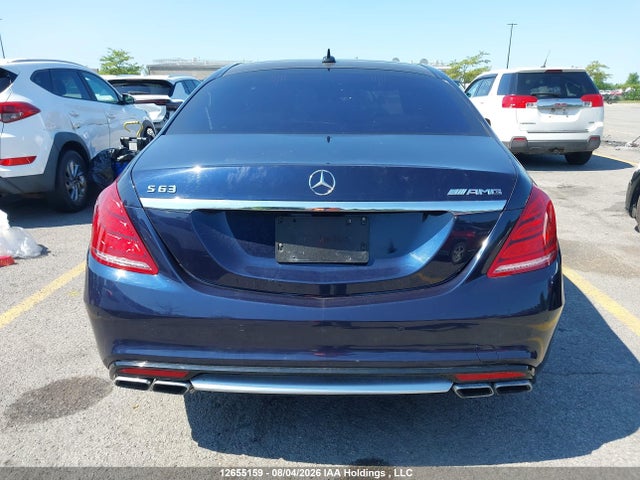 2015 Mercedes-benz S 63 Amg მანქანა იყიდება აუქციონზე, vin: WDDUG7JB7FA174274, აუქციონის ნომერი: 12655159