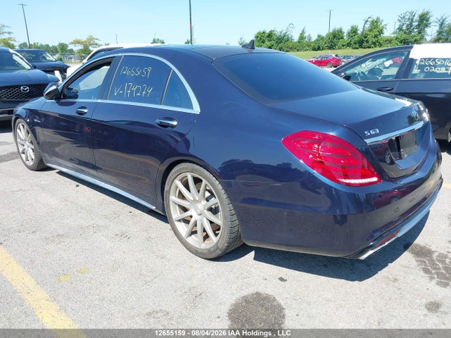 Aukcja sprzedaży 2015 Mercedes-benz S 63 Amg, vin: WDDUG7JB7FA174274, numer aukcji: 12655159