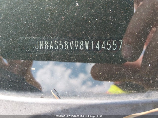 Aukcja sprzedaży 2008 Nissan Rogue Sl, vin: JN8AS58V98W144557, numer aukcji: 12655167