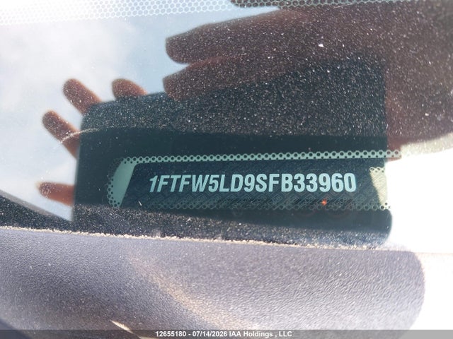 12655180 :رقم المزاد ، 1FTFW5LD9SFB33960 vin ، 2025 Ford F-150 Lariat مزاد بيع