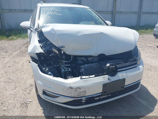 2019 Volkswagen Golf Sportwagen 1.4 Tsi Comfortline/1.4 Tsi Highline მანქანა იყიდება აუქციონზე, vin: 3VWY57AU3KM519006, აუქციონის ნომერი: 12655184