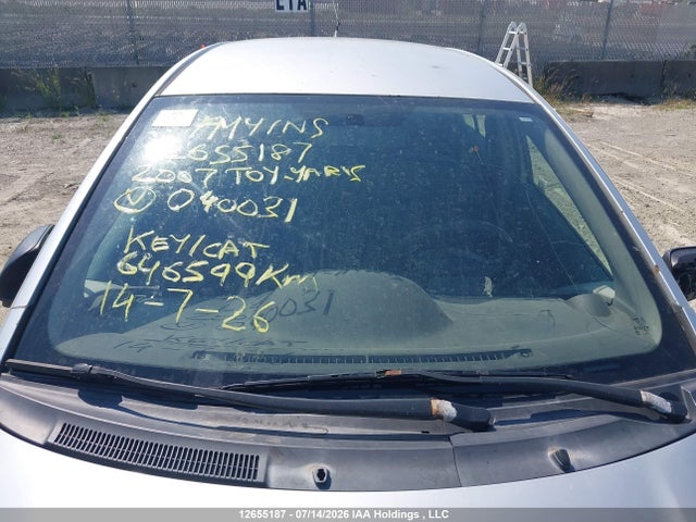 Продаж на аукціоні авто 2007 Toyota Yaris Le/rs, vin: JTDKT923X75040031, номер лоту: 12655187