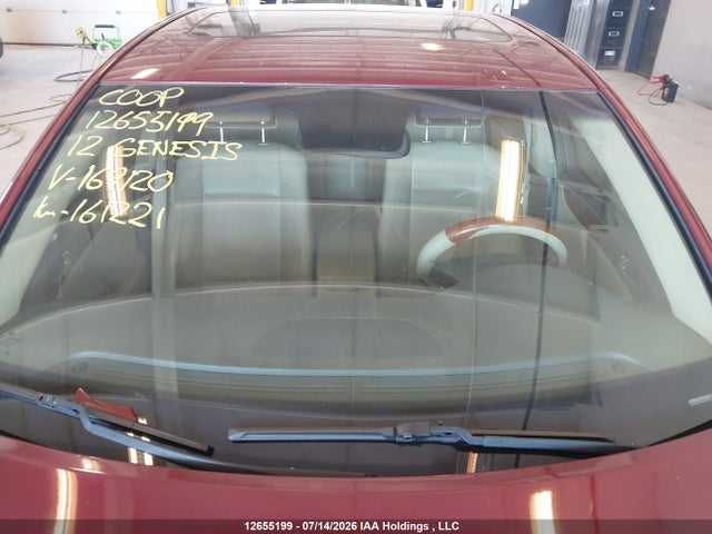 12655199 :رقم المزاد ، KMHGC4DD4CU169120 vin ، 2012 Hyundai Genesis 3.8 Premium مزاد بيع