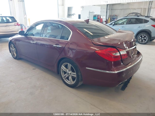 12655199 :رقم المزاد ، KMHGC4DD4CU169120 vin ، 2012 Hyundai Genesis 3.8 Premium مزاد بيع