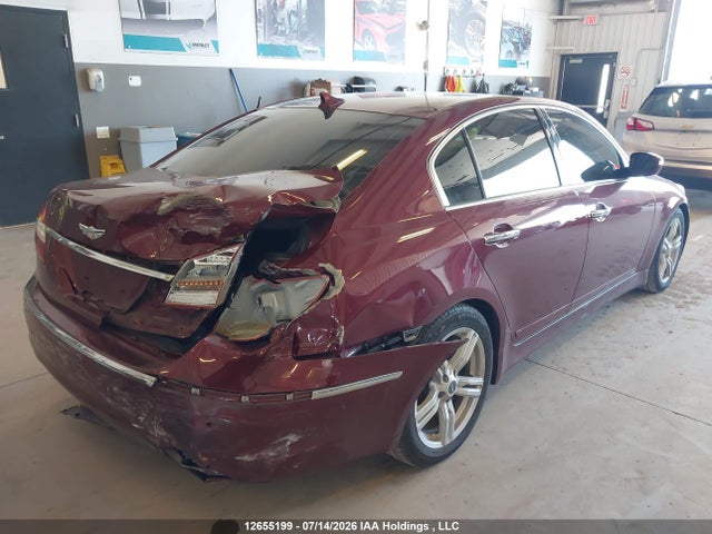 12655199 :رقم المزاد ، KMHGC4DD4CU169120 vin ، 2012 Hyundai Genesis 3.8 Premium مزاد بيع