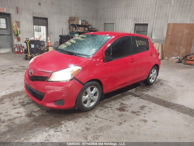 12655243 :رقم المزاد ، VNKKTUD36EA014280 vin ، 2014 Toyota Yaris مزاد بيع