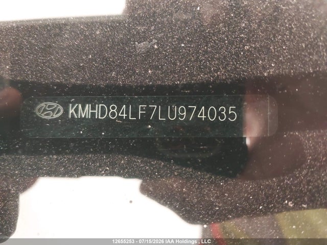 12655253 :رقم المزاد ، KMHD84LF7LU974035 vin ، 2020 Hyundai Elantra Preferred With Sun And Safety Package Auto Ivt مزاد بيع