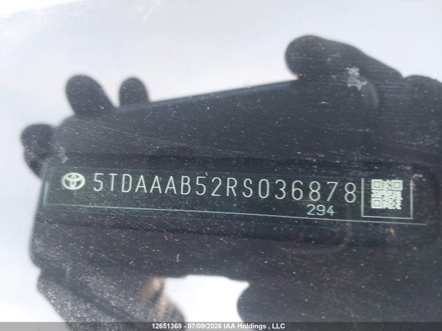 Aukcja sprzedaży 2024 Toyota Grand Highlander Xle, vin: 5TDAAAB52RS036878, numer aukcji: 12651368