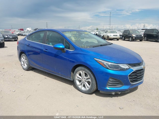 Aukcja sprzedaży 2019 Chevrolet Cruze Lt, vin: 1G1BE5SM0K7111514, numer aukcji: 12647104