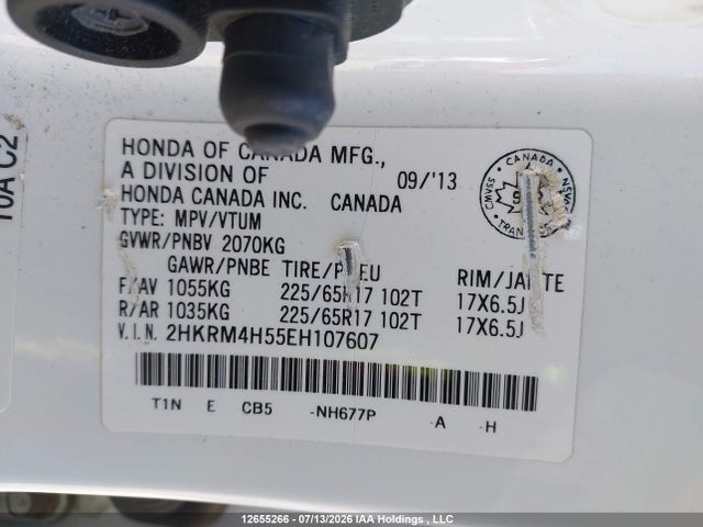 Honda CR-V EX 2014 2HKRM4H55EH107607 Image 19