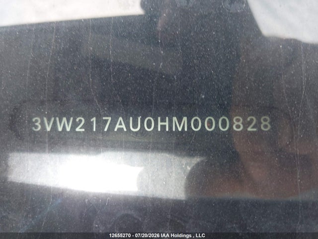 Aukcja sprzedaży 2017 Volkswagen Golf, vin: 3VW217AU0HM000828, numer aukcji: 12655270