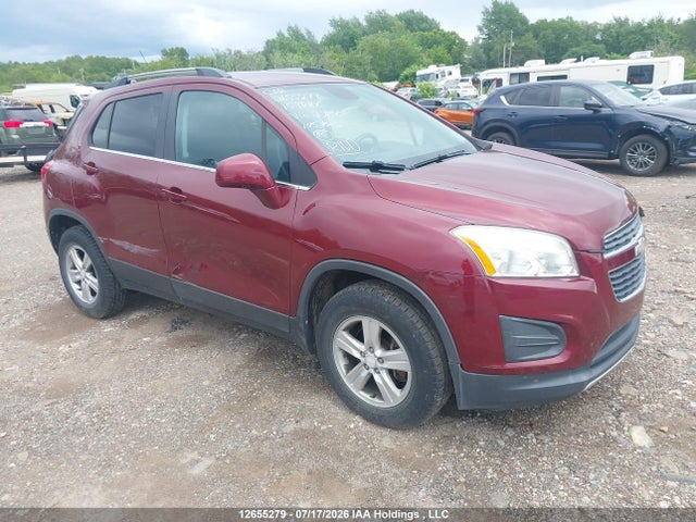 12655279 :رقم المزاد ، 3GNCJSSB8FL221501 vin ، 2015 Chevrolet Trax 2lt مزاد بيع