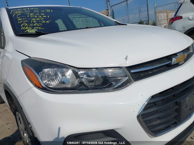 2017 Chevrolet Trax Ls მანქანა იყიდება აუქციონზე, vin: 3GNCJKSB1HL179241, აუქციონის ნომერი: 12655281