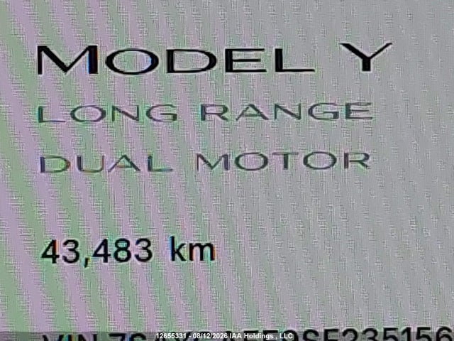 Tesla Model Y 2025 7SAYGAEE9SF235156 Image 16