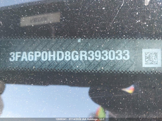 Aukcja sprzedaży 2016 Ford Fusion Se, vin: 3FA6P0HD8GR393033, numer aukcji: 12655341