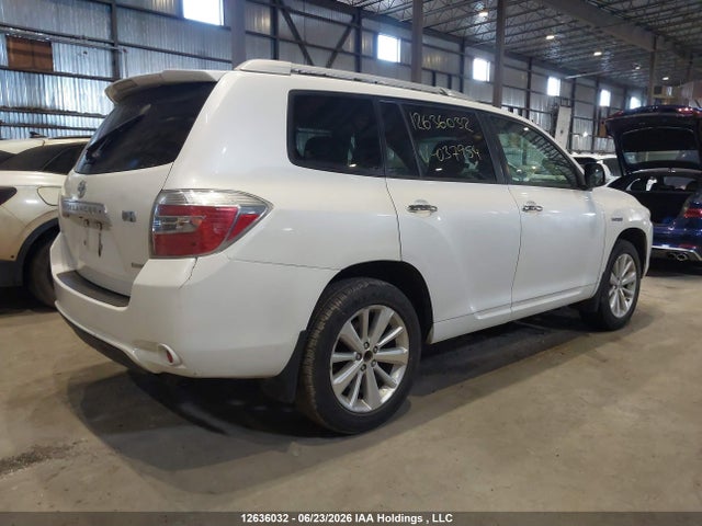 2010 Toyota Highlander Hybrid Limited მანქანა იყიდება აუქციონზე, vin: JTEJW3EH5A2037954, აუქციონის ნომერი: 12636032