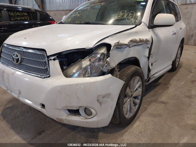 2010 Toyota Highlander Hybrid Limited მანქანა იყიდება აუქციონზე, vin: JTEJW3EH5A2037954, აუქციონის ნომერი: 12636032