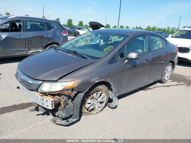 2012 Honda Civic Lx მანქანა იყიდება აუქციონზე, vin: 2HGFB2F44CH005780, აუქციონის ნომერი: 12640780