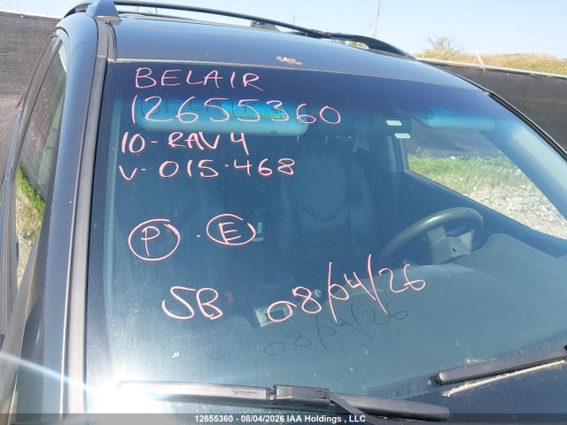 12655360 :رقم المزاد ، 2T3RK4DV8AW015468 vin ، 2010 Toyota Rav4 مزاد بيع