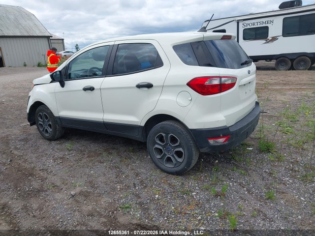 2020 Ford Ecosport S მანქანა იყიდება აუქციონზე, vin: MAJ6S3FL8LC383587, აუქციონის ნომერი: 12655361