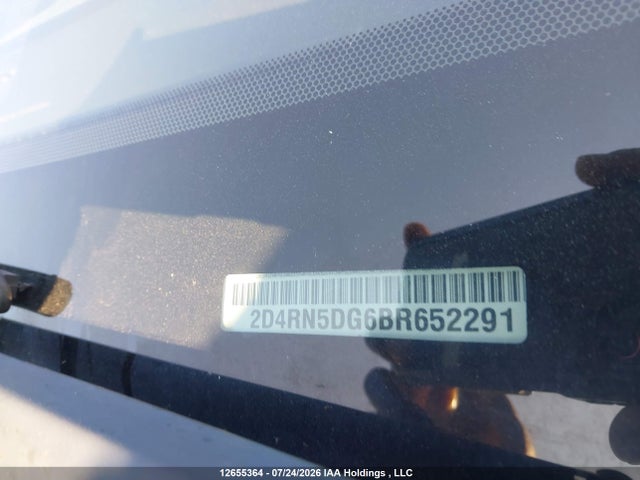 Продажа на аукционе авто 2011 Dodge Grand Caravan Crew, vin: 2D4RN5DG6BR652291, номер лота: 12655364