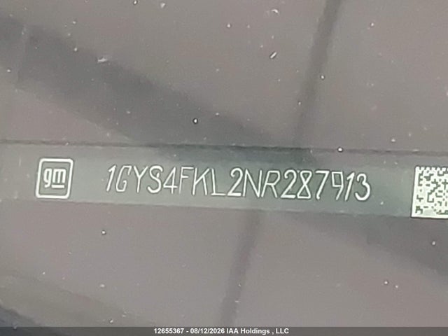 Продажа на аукционе авто 2022 Cadillac Escalade Sport, vin: 1GYS4FKL2NR287913, номер лота: 12655367